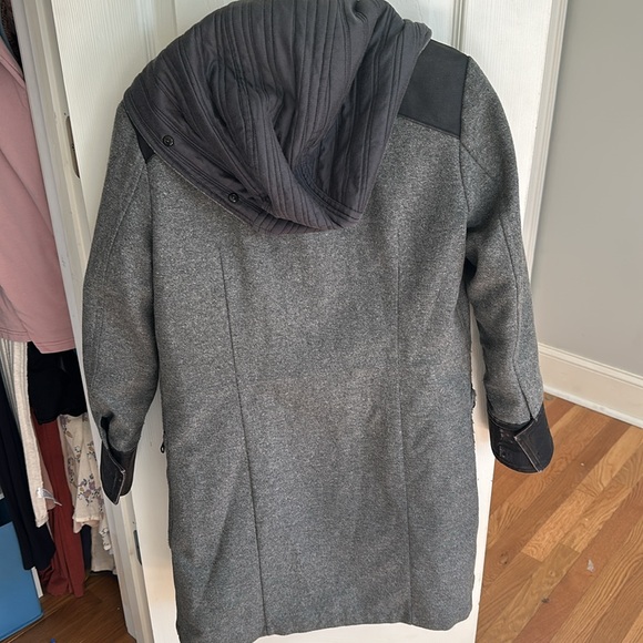 Rag & Bone Belfast Coat Waxed Canvas Pocket Double 2-in-1 Parka Sz Small - Picture 3 of 5